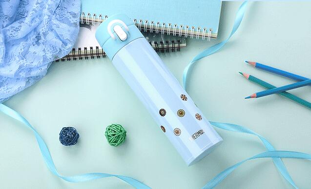 膳魔師真空不銹鋼保溫杯 村上隆笑臉花藝術大師杯 JNI-401