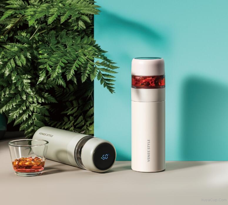 臻物溫顯茶水分離杯FC217-350